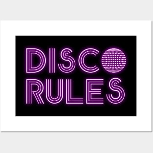 Disco Rules Posters and Art